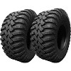 Set of 2 All-Terrain UTV ATV Tires,8 Ply Radial Construction, Non-Directional Tread, Fits 12 Inch Rims, Durable Replacement - 2 of 4
