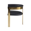 Meridian Furniture,Romeo Vegan Leather Dining Chair, Set of 2 - 4 of 4
