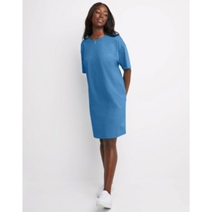 Hanes Essentials Women's T-Shirt Dress, Cotton - 1 of 4