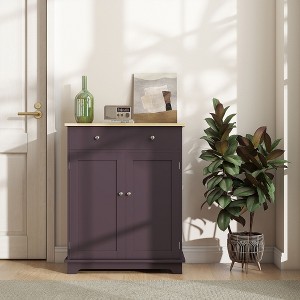 GDFStudio Wilkes Modern Sideboard Buffet Cabinet with Adjustable Shelves - 1 of 4