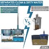 Deep Cleaning Pro: Gen 1 Spin Mop with Chamber Water System - Prevents Cross-Contamination, Heavy-Duty 2-Gal Setup for Large Spaces - 4 of 4