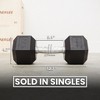 Synergee Rubber Hex Dumbbells Singles - 3 of 4