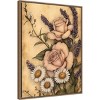 Amanti Art Floral Whimsy I by Tradelink Inhouse Artist Framed Canvas Wall Art - 2 of 4