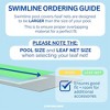 Swimline Hydrotools Leaf Net Heavy Duty Winter Leaf Net Pool Cover for 12 x 20 Ft Above Ground Swimming Pools, Rectangle Design, Black - 3 of 4