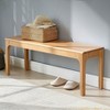 Wooden Bench, Dining Bench, Bedside Bench, Piano Bench Suitable For Dining Rooms, Outdoors, Bedrooms, and Study Rooms - 2 of 4