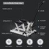 1500LBS Hydraulic Motorcycle Lift Jack, Foot-Operated ATV Scissor Lift Table with 4 Wheels, Portable Hoist Stand for Motorcycle/ATV/UTV, Grey - 4 of 4