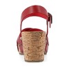Journee Collection Womens Valentina Ankle Strap Platform Sandals - 3 of 4