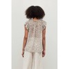 Gender Neutral Fleur Chiffon Ruffle Blouse - GRADE & GATHER - 2 of 4
