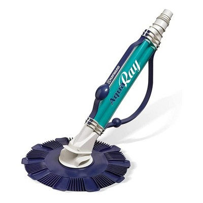 Hayward AquaRay Flapper Disc Above Ground Pool Automatic Suction Vacuum Cleaner with Flapper Technology, Hose, 3 Intake Ports, and Automatic Valve