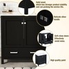 NicBex 30/36/60/72"Bathroom Vanity Set with Ceramic Sink,2 Doors&1 Drawer,Multifunctional Storage Cabinet Combo,4" Faucet Hole(No Faucet) - 4 of 4