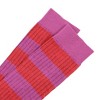 Anna-Kaci Women's 2 Pairs Striped Casual Sports Cotton Socks Soft Breathable Durable Everyday Comfort Fit - 3 of 4