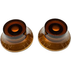 AxLabs Bell Knob (White Lettering) - 2 Pack Gold/Amber - 1 of 1
