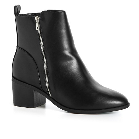 Evans wide fit sales ankle boots