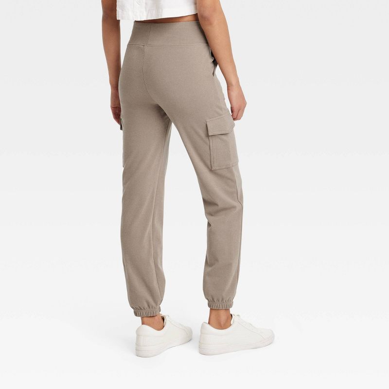 Women's Relaxed Fit Super Soft Cargo Joggers - A New Day™, 2 of 4