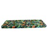 Blazing Needles, 63-inch by 19-inch Patterned Outdoor Spun Polyester Bench Cushion - 2 of 3