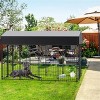 Extra Large Welded Wire Dog Kennel Anti-rust Metal Pet Playpen Outdoor Anti-UV Heavy Duty Dog Crate House Waterproof - 2 of 4