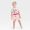 Toddler Girls' Heart Tulle Valentine's Day Skirt - Cat & Jack™ Pink - 3 of 3
