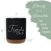 Elanze Designs Family Forever Black X-Large Cork Bottom Kitchen Utensil Holder - 2 of 4