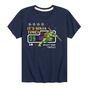 Boys' - Teenage Mutant Ninja Turtles - Its Ninja Time Donnie Short Sleeve Graphic T-Shirt - 1 of 3