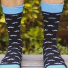 Mustache Pattern Socks (Men's Sizes Adult Large) from the Sock Panda - 2 of 4