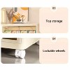 MAYEERTY 5 Tiers Plastic Folding Storage Cabinets with Magnetic Doors Wheels, Closet Organizers and Storage Containers White for Small Space - 4 of 4