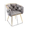 Runesay Velvet Single Sofa Chair Household - 2 of 4