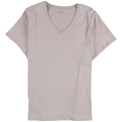 Calvin Klein Womens Heather Embellished T-Shirt