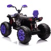 24V Kids Electric ATV Car,2 Seater Ride on Car with LED Lights & Music Player - 2 of 4