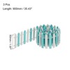 Unique Bargains Dollhouse Home DIY Crafts Wooden Decorative Miniature Ornament Garden Fence - 2 of 4