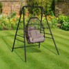 KTMBDW Hammock Chair Stand, Heavy-Duty Steel 300LBS Multi-Use Hammock Stand for Outdoor Indoor, Swing Chair not Include - 4 of 4