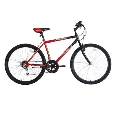 Titan Bikes Pioneer 18-Speed Men's Mountain Bike, Red