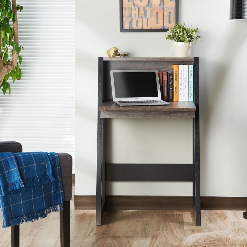 Tella Contemporary Storage Desk Dark Gray - HOMES: Inside + Out, 6 of 8