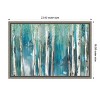 Amanti Art Cerulean Forest I by Rebecca Barger Canvas Wall Art Print Framed 23 x 16-in. - 4 of 4