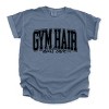 Simply Sage Market Gym Hair Varsity Garment Dyed Tee - 2 of 4