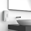 LunaLulinlk Soap Dispenser 28oz/800ml Wall-Mounted No-Drip Gel/Liquid ABS,White - 3 of 4