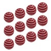 NAYSAYE Party Decoration and Accessories Christmas Ball Ornaments Set of 12 for Christmas Tree Decorations, Red, 3.9"*3.9"*0.1" - 2 of 4