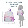 Tiny Twinkle Toddler Lightweight Backpack with Waterproof Closure and Easy Fold-Up Pouch - 3 of 4