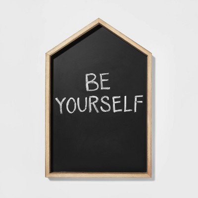 House Chalk Message Board Black - Pillowfort™