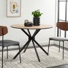 Rixley Dining Table - Natural/Black - Safavieh - 3 of 4