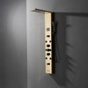 BWE 8-Spray Rain Shower Panel System with Rain Shower Head, Shower Wand and LED Light - 2 of 4