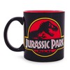 Silver Buffalo Jurassic Park Logo Black Ceramic Mug | Holds 20 Ounces - 2 of 4