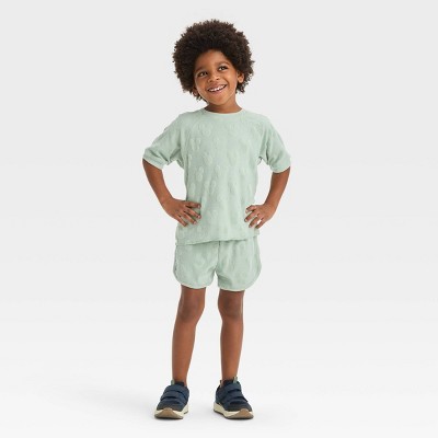 Image of Toddler Boys' Disney Mickey Mouse & Friends Top and Bottom Set - Green 12M
