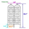 NicBex Garden Trellis for Climbing Plants Outdoor Metal Trellis Anti-Rust Garden Trellis Netting for Garden - 4 of 4