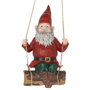 Design Toscano Sammy The Swinging Gnome Statue - 1 of 4