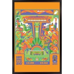 Trends International FIFA World Cup 2026 - Ciudad de México Framed Wall Poster Prints - 1 of 4