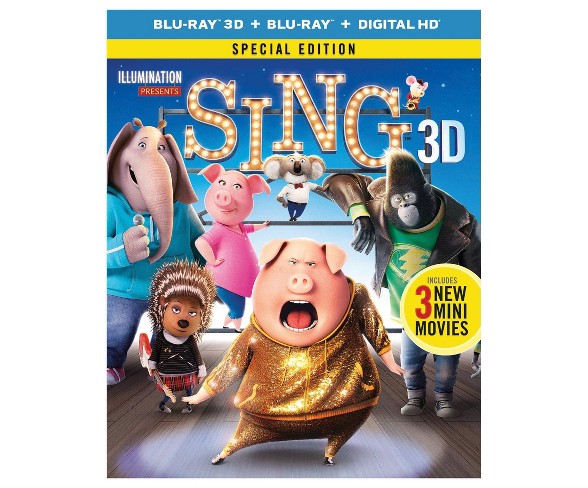 Sing (3D + Blu-ray + Digital)