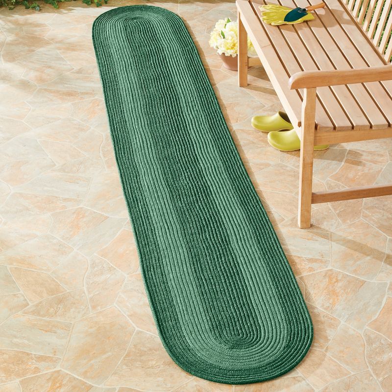 Collections Etc Outdoor Braided Rug, 2 of 6