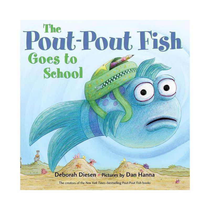 Pout-Pout Fish Goes to School - by Deborah Diesen (Board Book), 1 of 2