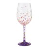 7.75 In Stars-A-Million Wine Glass Hand Painted Wine Glasses - 3 of 3
