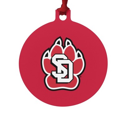 South Dakota Primary Logo Aluminum Holiday Christmas Tree Ornament
